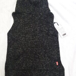 Reddy dog sweater , black, toggle neck, Large NWT